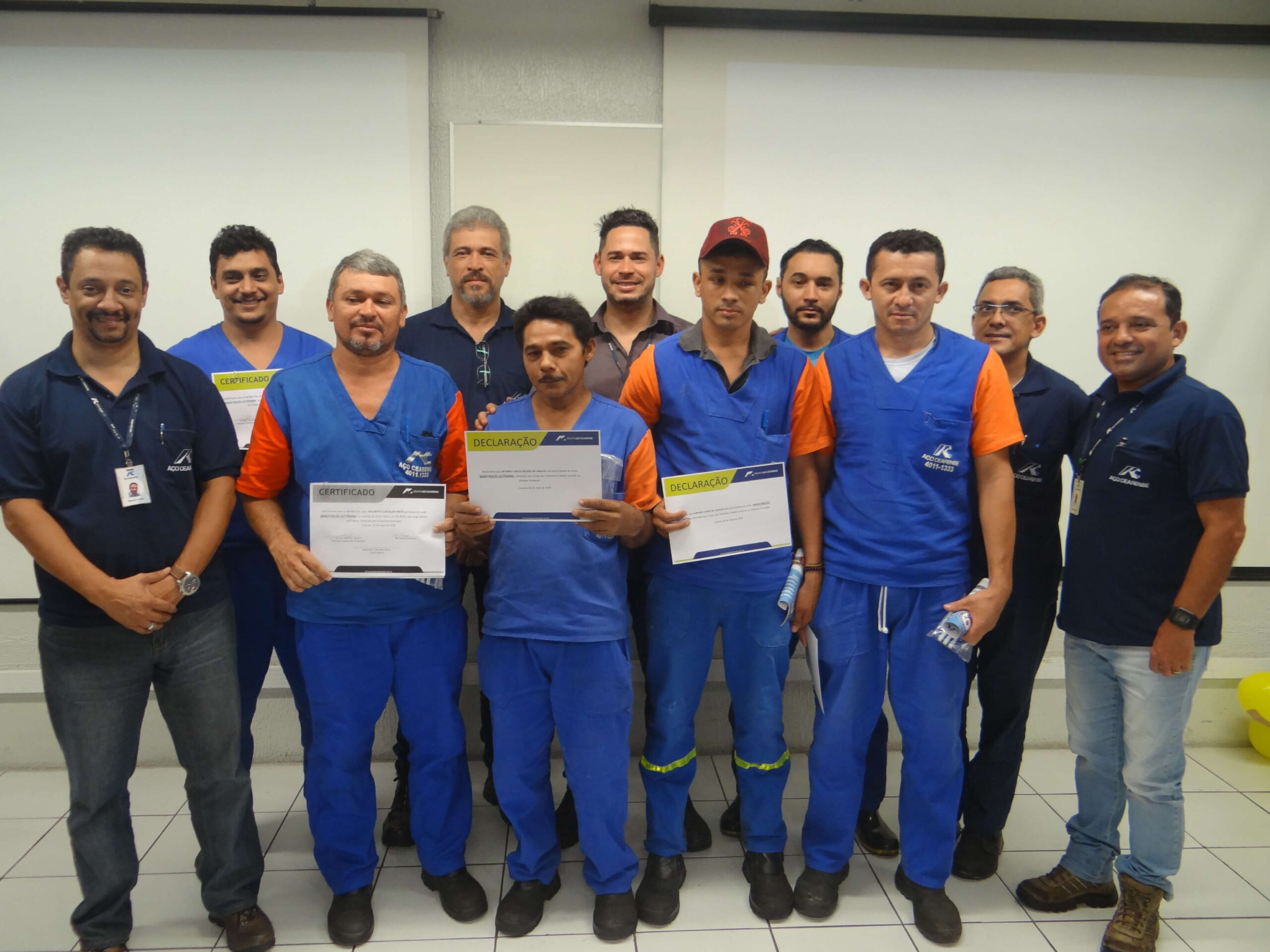 Aço Cearense realiza capacitações para equipe de operação com foco em manutenção de equipamentos