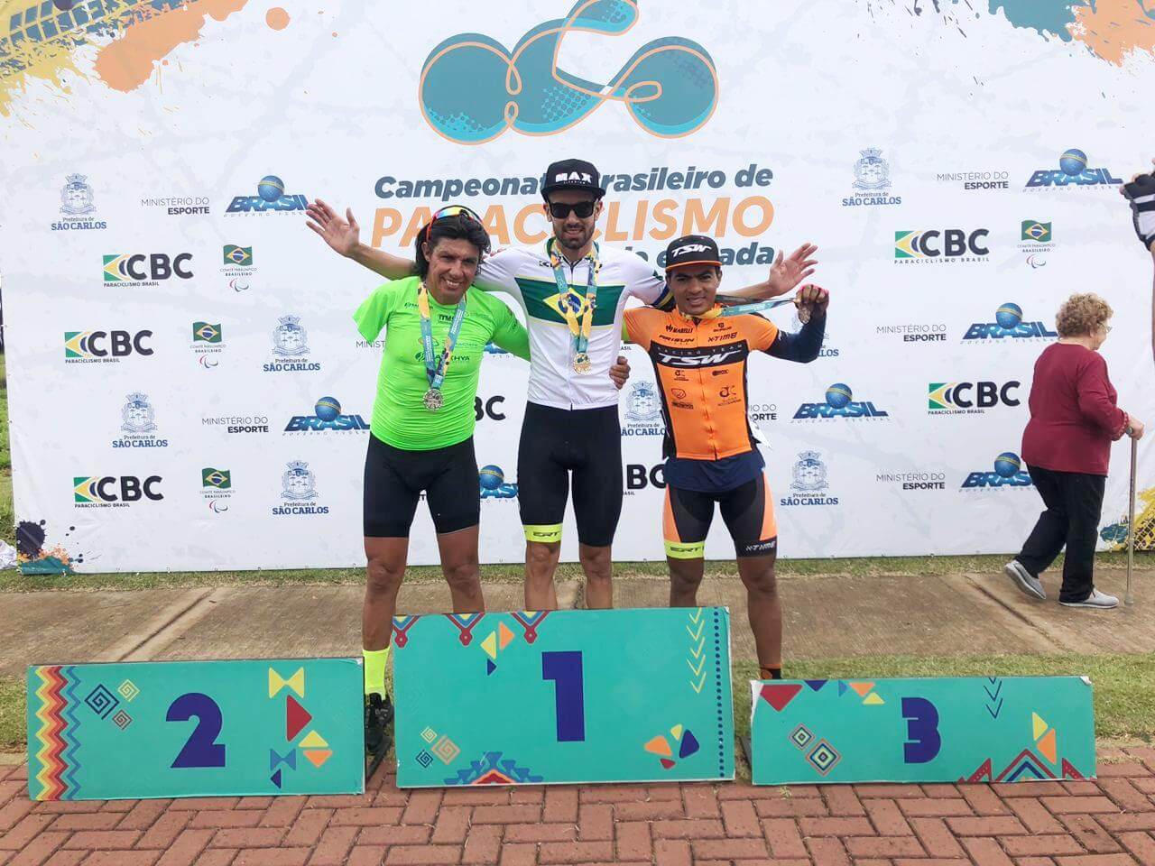 Gilberto Silva alcança o pódio no Campeonato Brasileiro de Paraciclismo