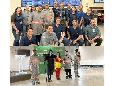 Aço Cearense Industrial na Semana Interna de Prevenção de Acidentes da Companhia Siderúrgica do Pecém