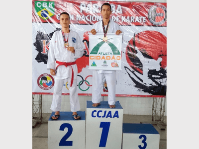 Atleta apoiado pelo Instituto Aço Cearense é campeão do Open Nacional de karatê