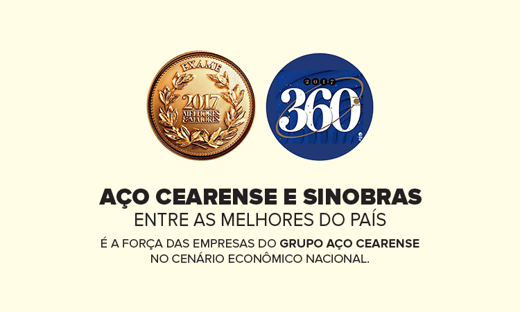 Aço Cearense e SINOBRAS entre as melhores do país