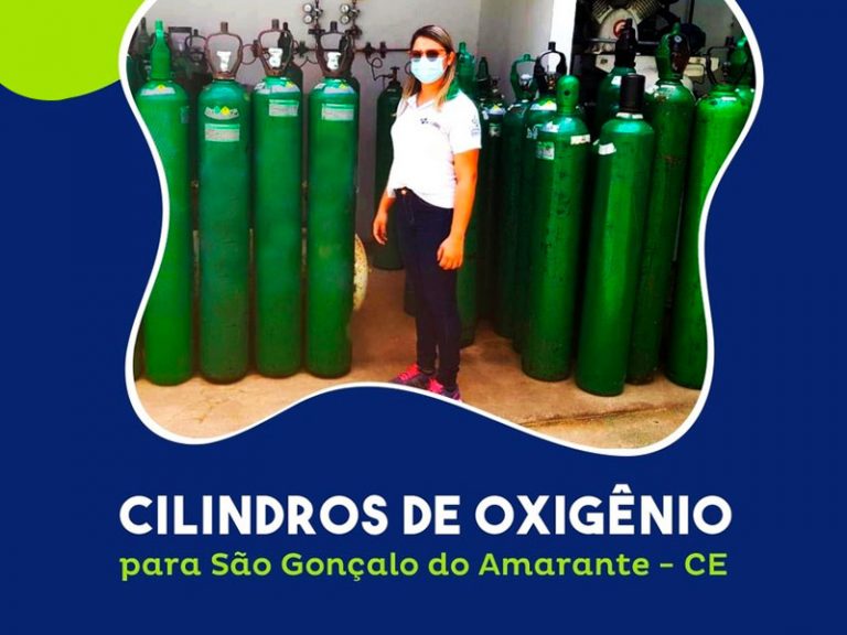 Grupo Aço Cearense faz doação de testes de Covid-19 e cilindros de oxigênio para hospitais do município de São Gonçalo do Amarante