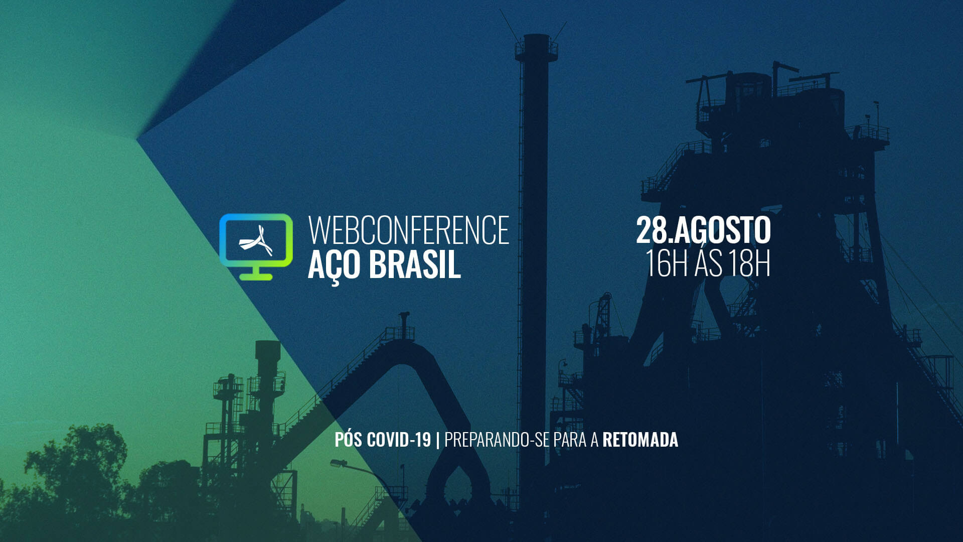 Gestores do Grupo Aço Cearense na Web Conference Aço Brasil