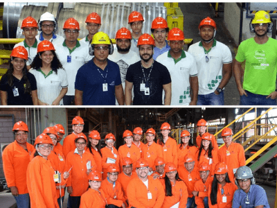 Estudantes visitam empresas do Grupo Aço Cearense