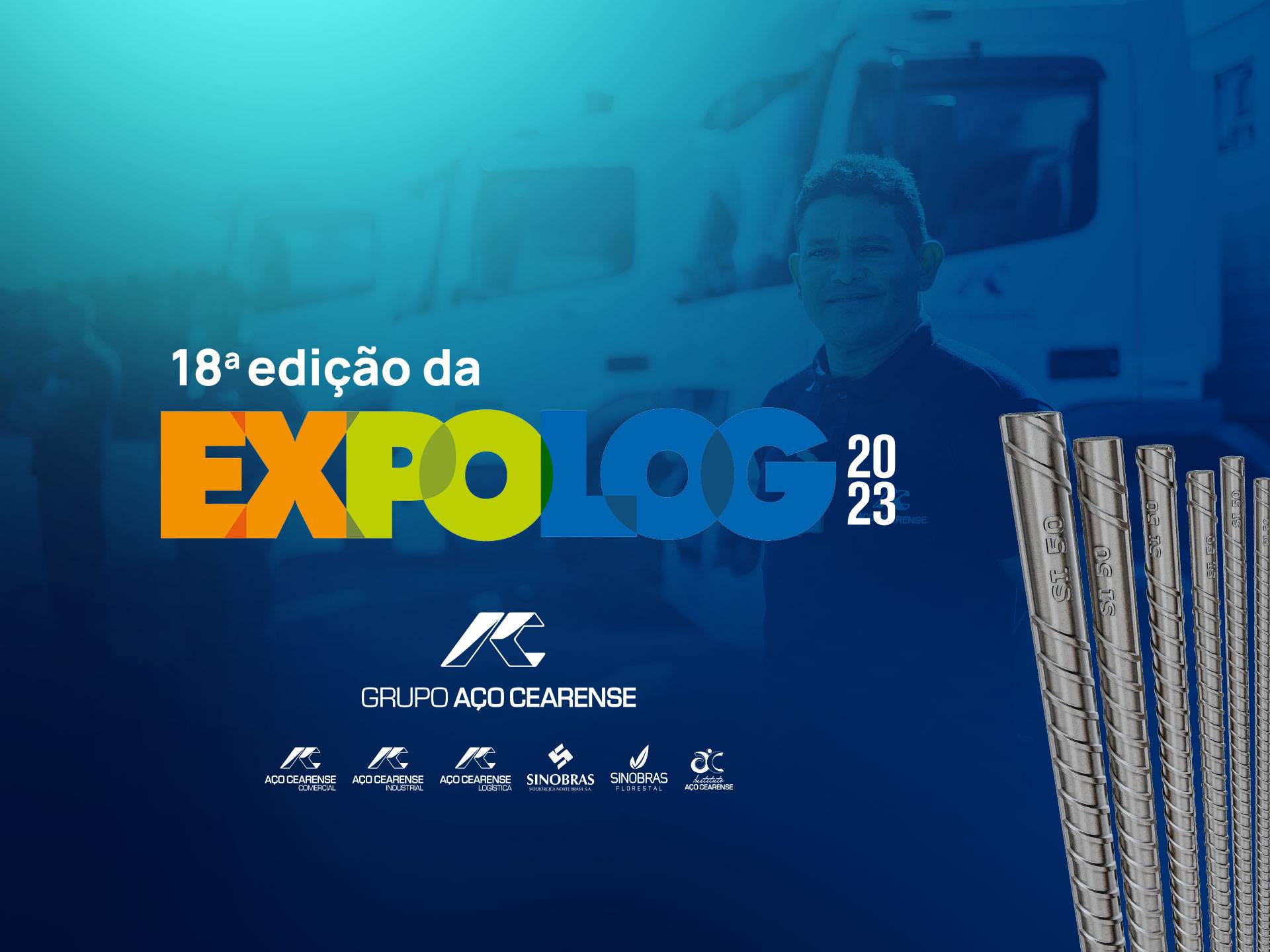 Grupo Aço Cearense participa da 18ª Expolog
