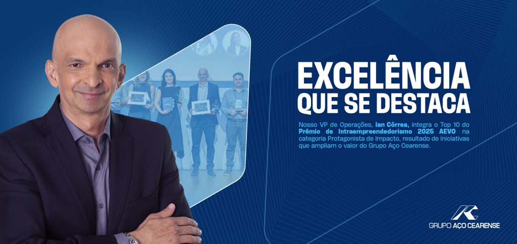 Ian Côrrea integra o Top 10 do Prêmio de Intraempreendedorismo 2025 AEVO.