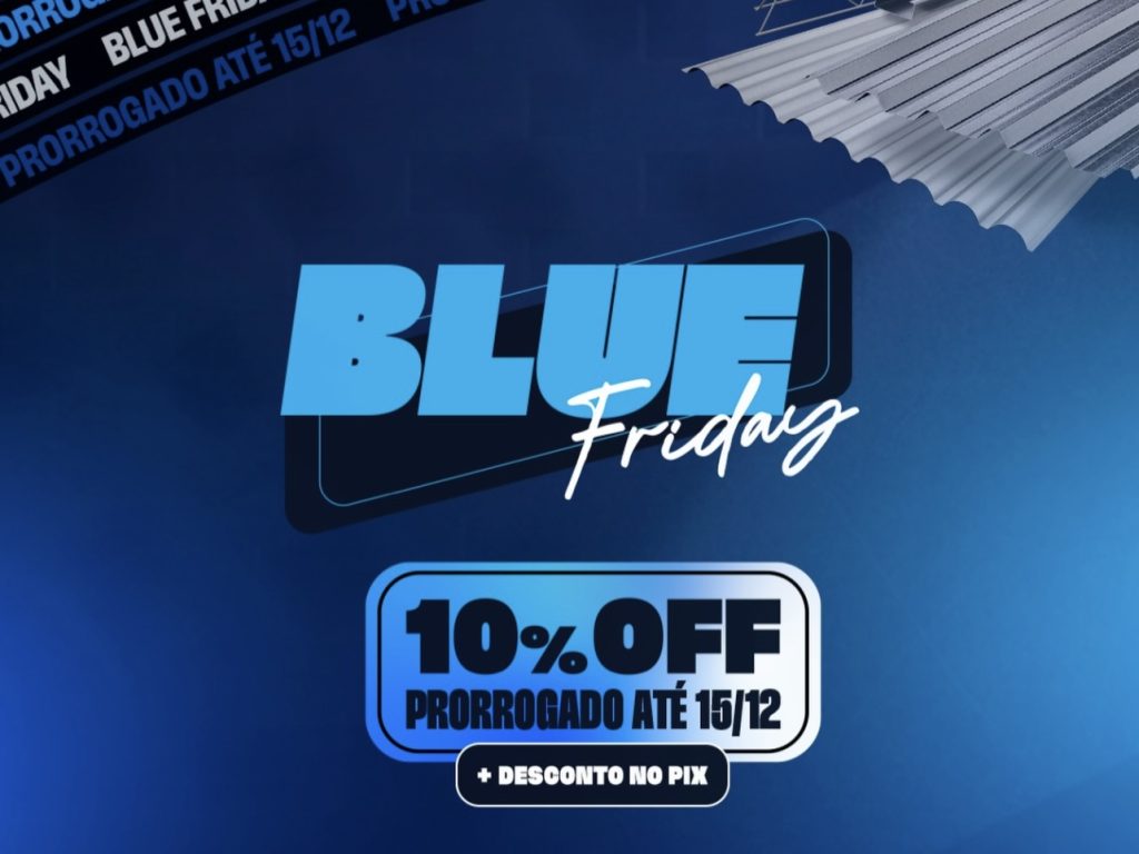 Blue Friday da loja virtual da Aço Cearense é prorrogada e segue com 10% OFF até 15/12