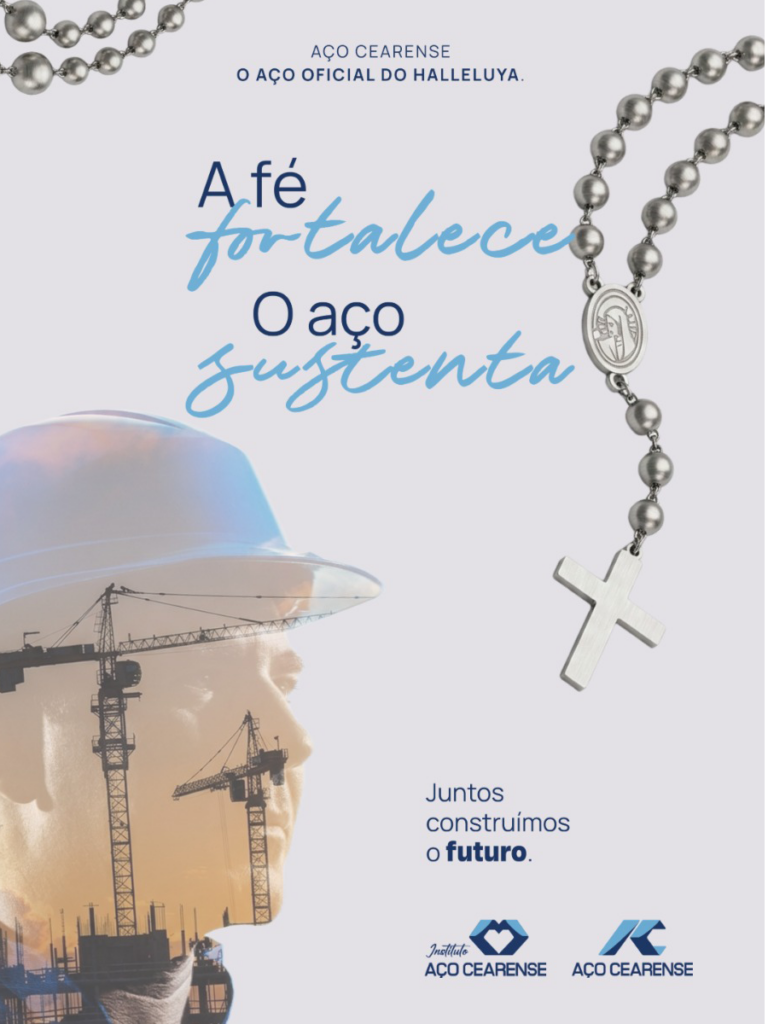 Aço Cearense leva experiência interativa ao Halleluya 2026 e reforça valores de fé, propósito e transformação social.